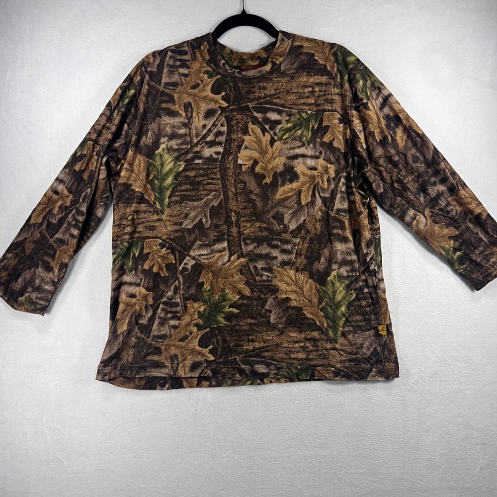Ducks‎ Unlimited Camo Long Sleeve Shirt L Realtree Camo Hunting Outdoors